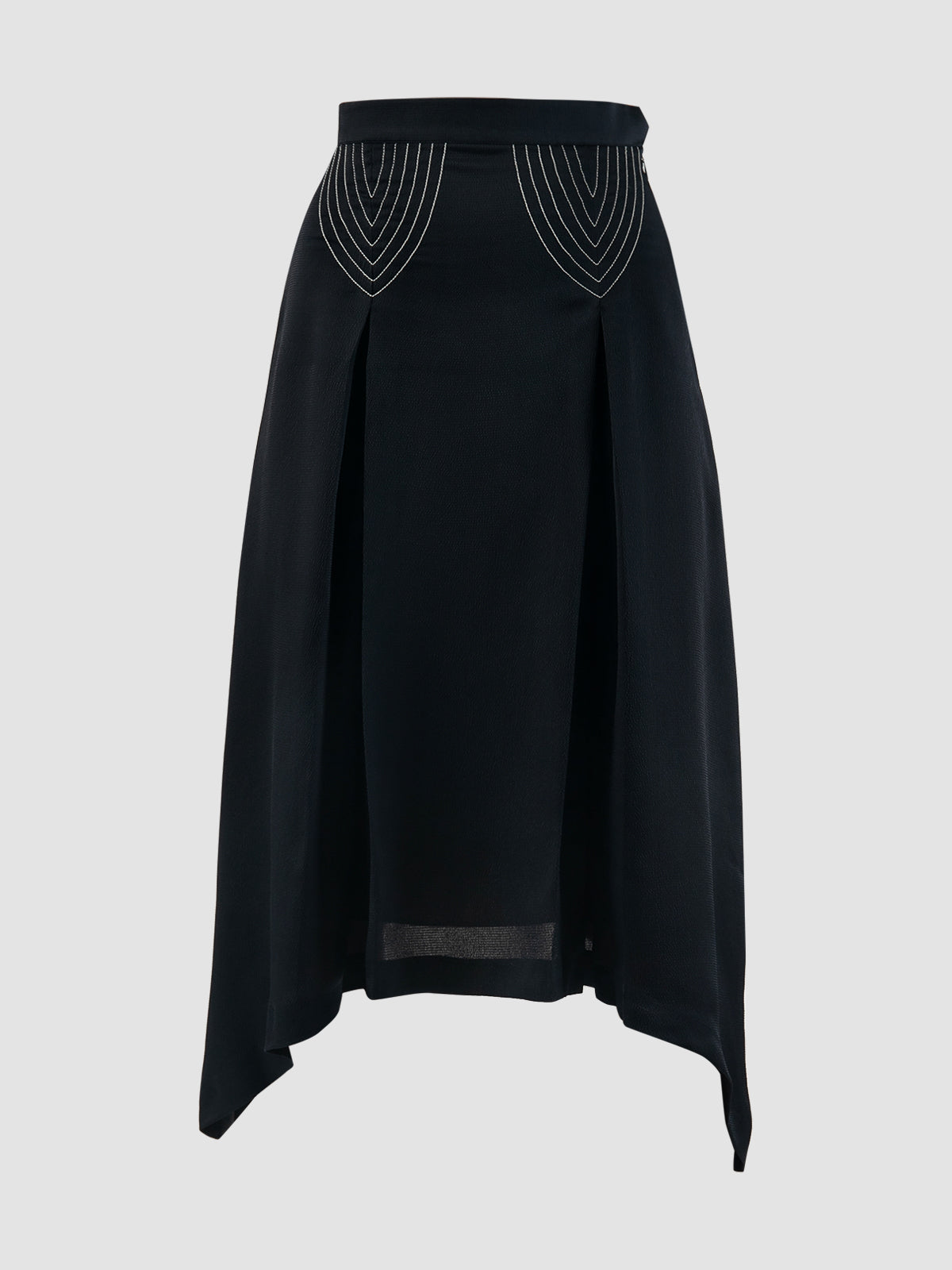 Navy Rhombus handkerchief skirt