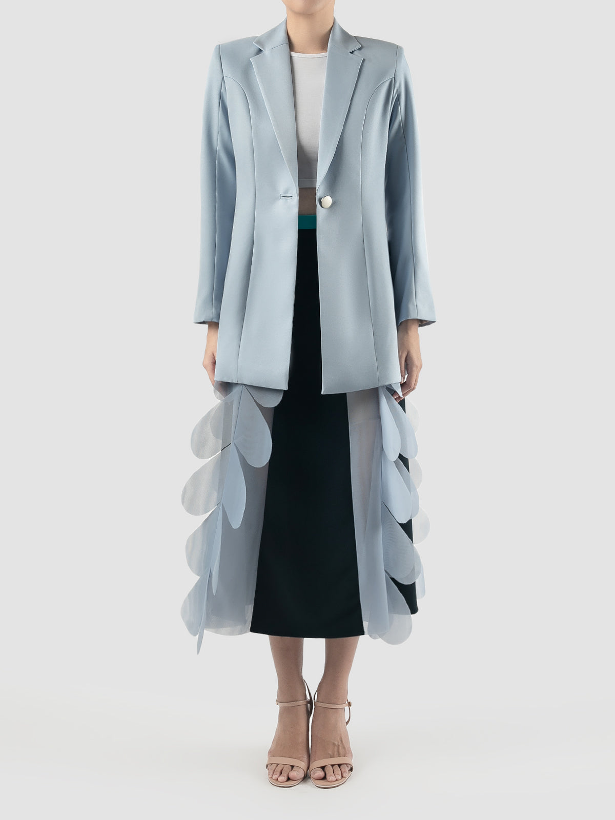 Light blue Avy long sleeves jacket