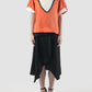 Orange Penta short-sleeved blouse