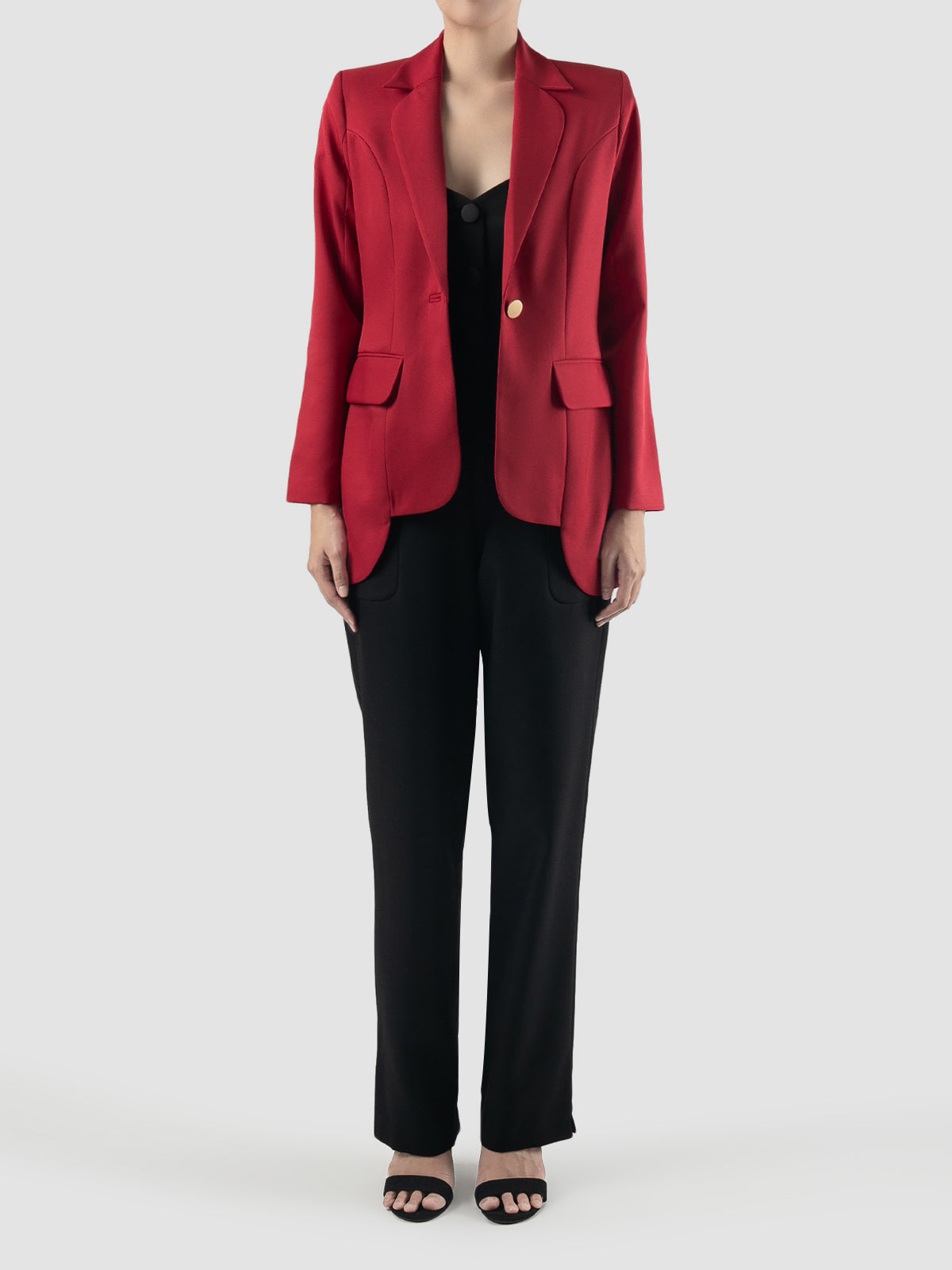 Red Lou blazer jacket