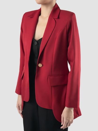 Red Lou blazer jacket