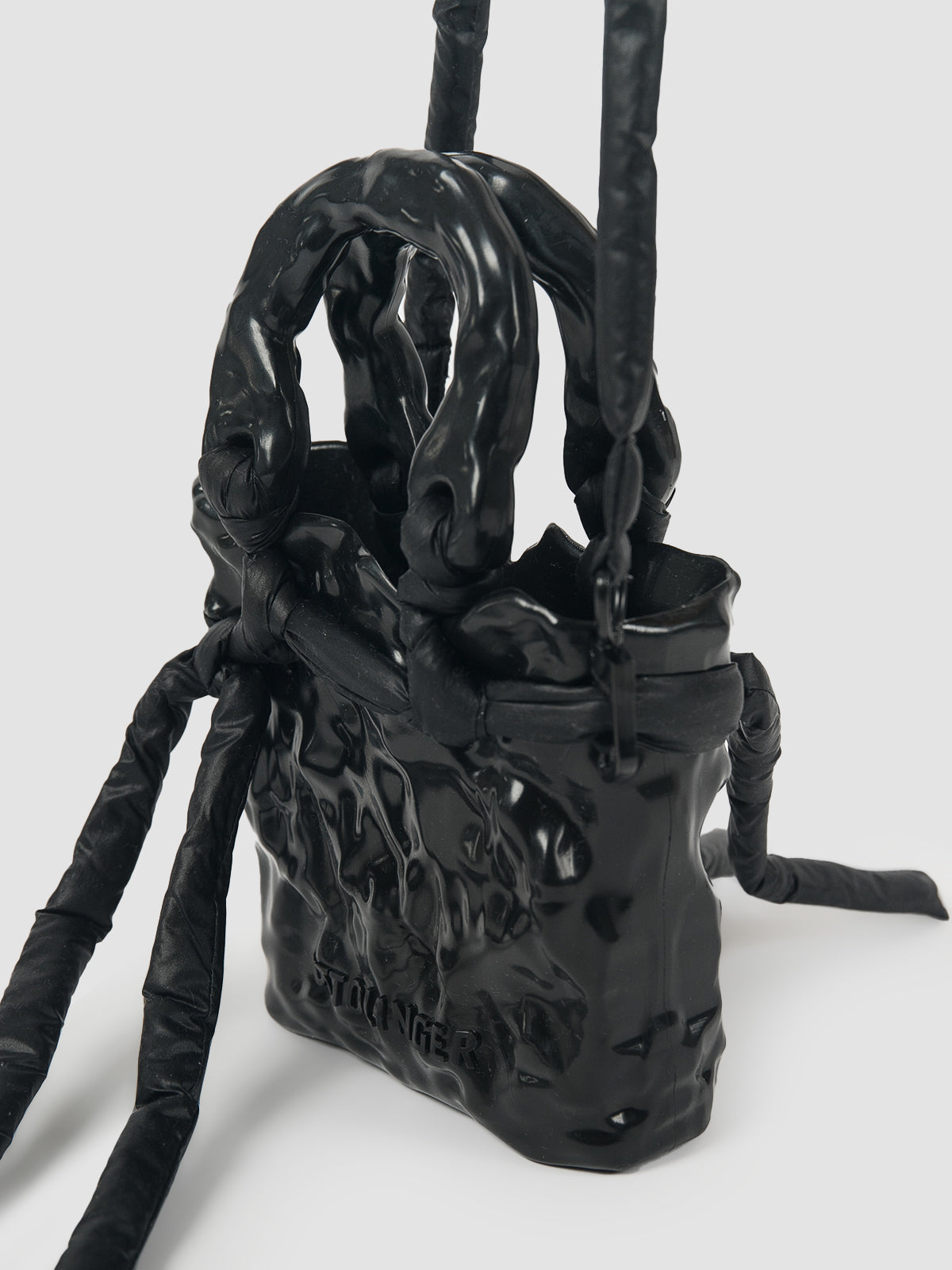 Black signature ceramic bag