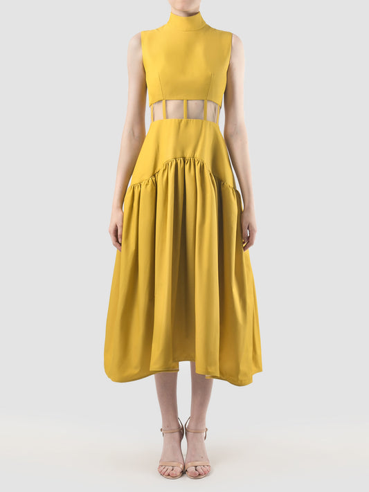 Alata Dress In Sundance Yellow