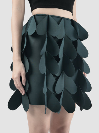Presto Skirt In Mineral Green