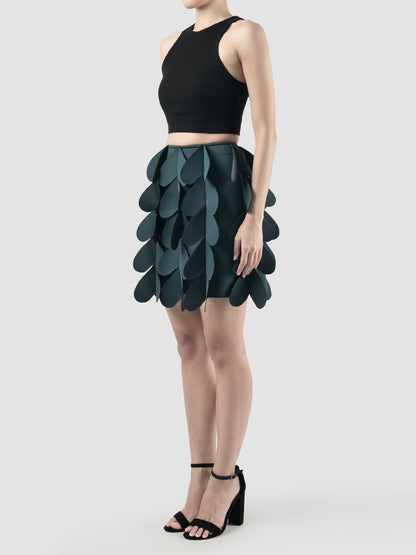 Presto Skirt In Mineral Green