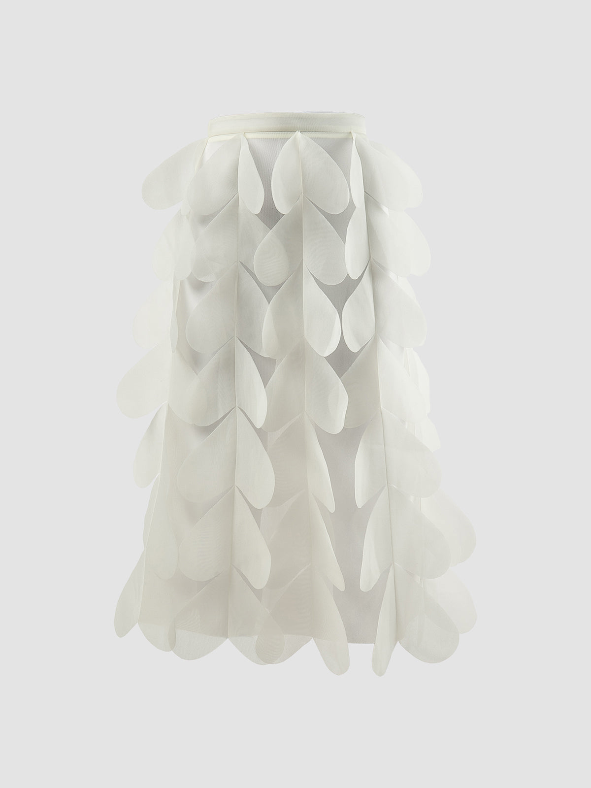White Sonore midi skirt