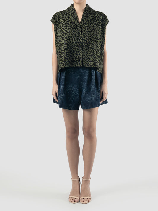 Green Seal printed shirt