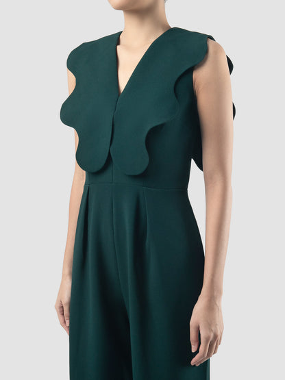 Sturgeon Jumpsuit In Dark Green
