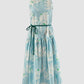 Blue Dinglehopper sleeveless maxi dress