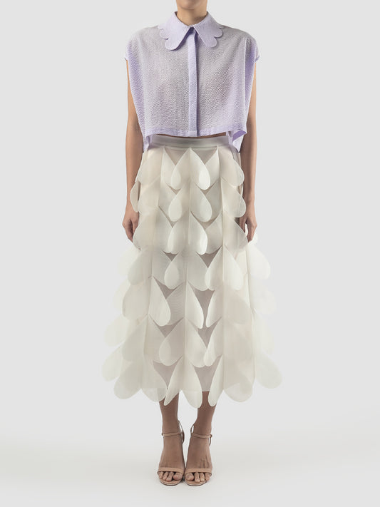 Lavender purple Alto short-sleeved shirt