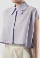 Lavender purple Alto short-sleeved shirt