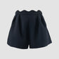 Dark blue Dab pleated shorts