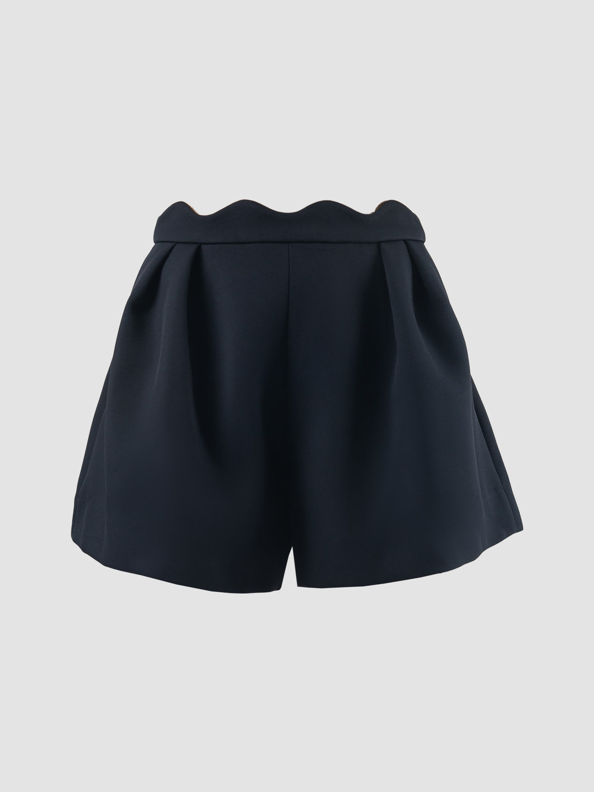Dark blue Dab pleated shorts