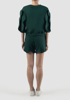 Green Undersea pullover and shorts set
