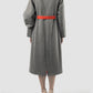 Excavation Long Outerwear In Grey