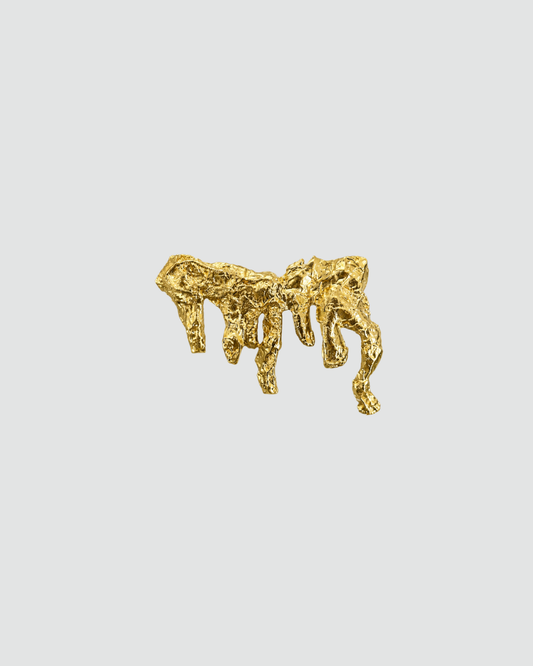 Gold Melted 06 Ring