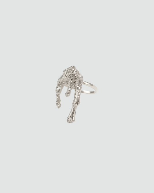 Silver Melted Ring