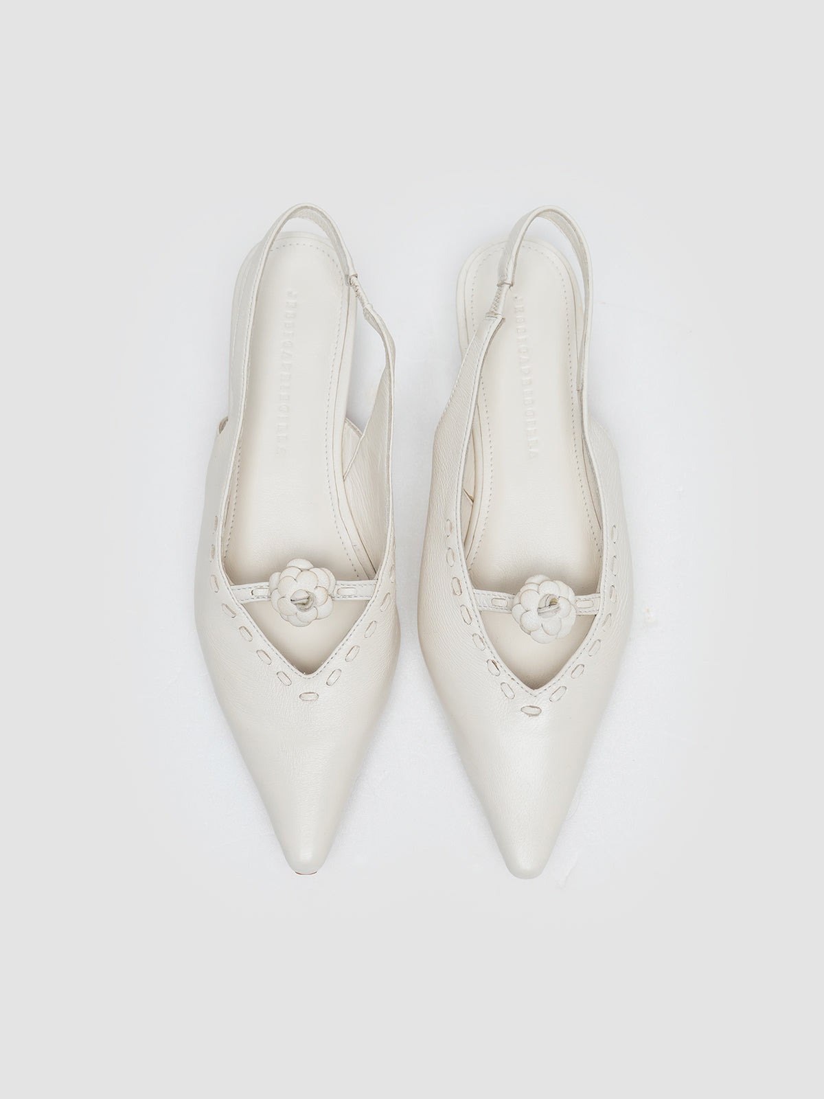 White Valencia Pumps