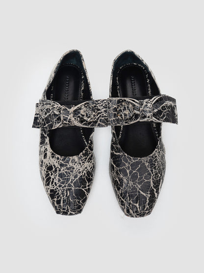 Cracking Beige Evelina Ballet Shoes