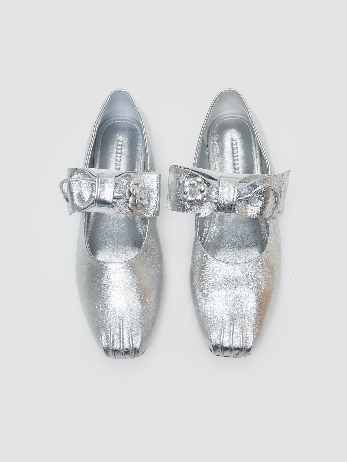 Light Silver Evelina Ballet Shoes