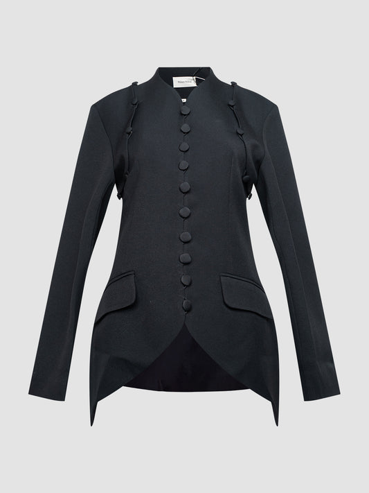 Black Detachable Blazer