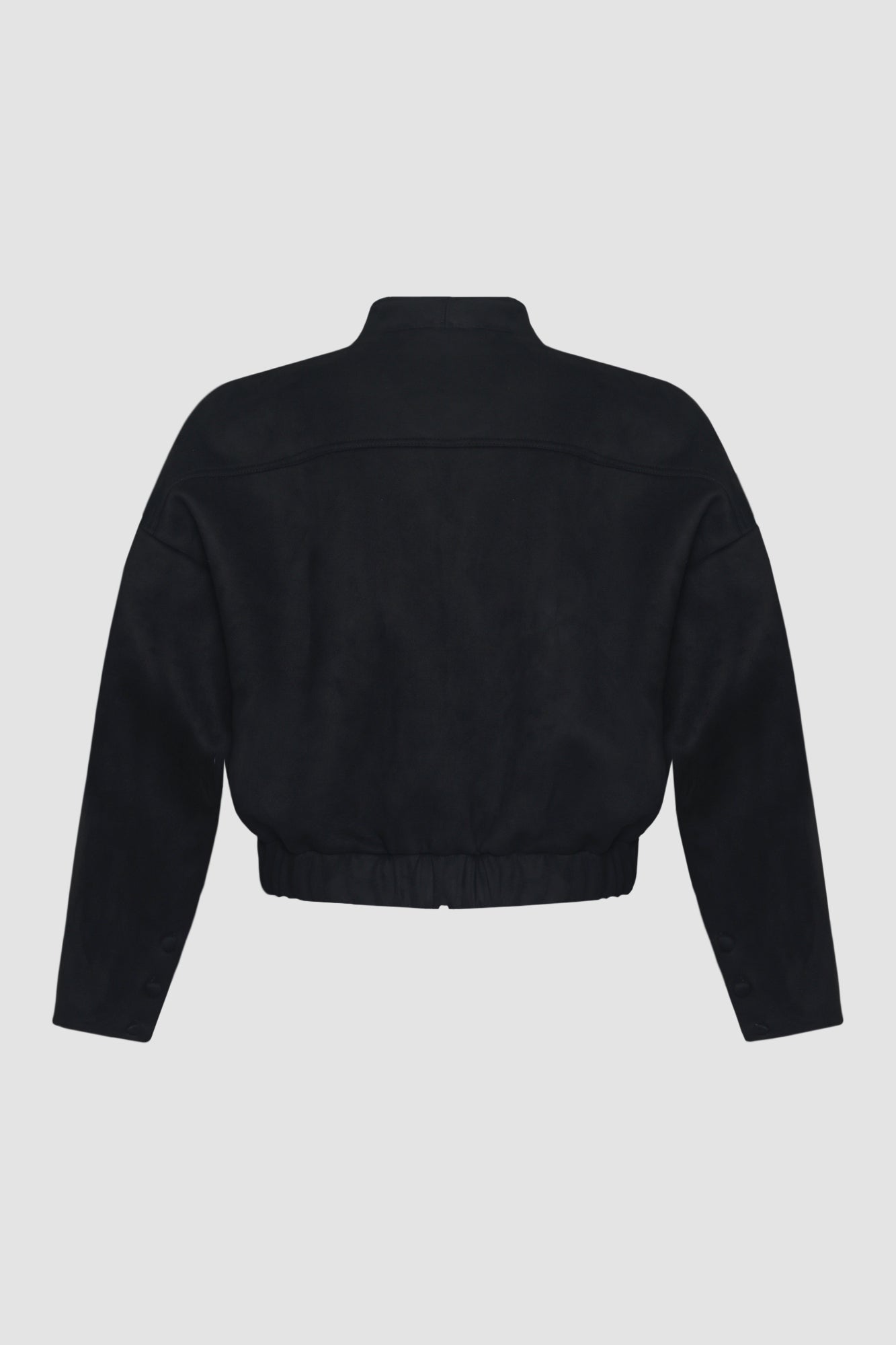 Black Suede Cardigan