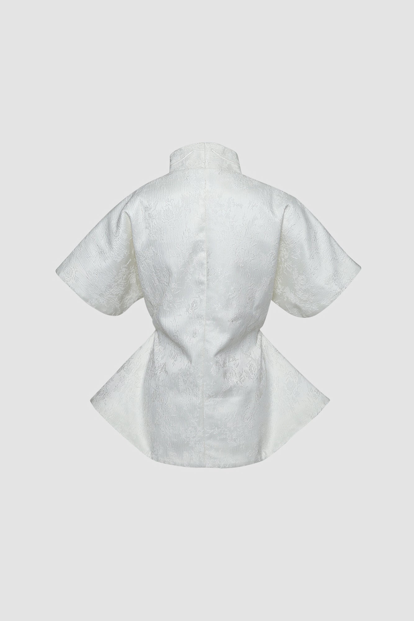 White Signature Embroidered Kimono