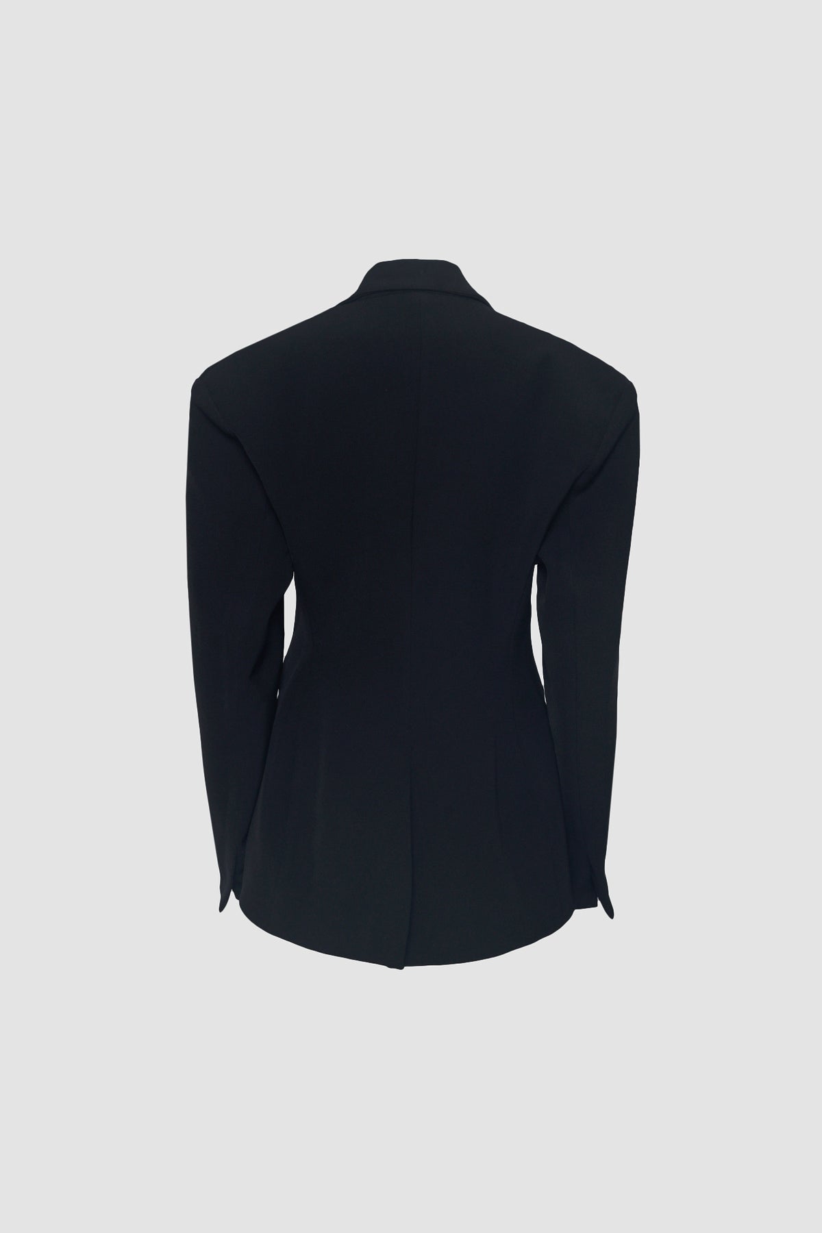 Black Embroidered Tailored Jacket