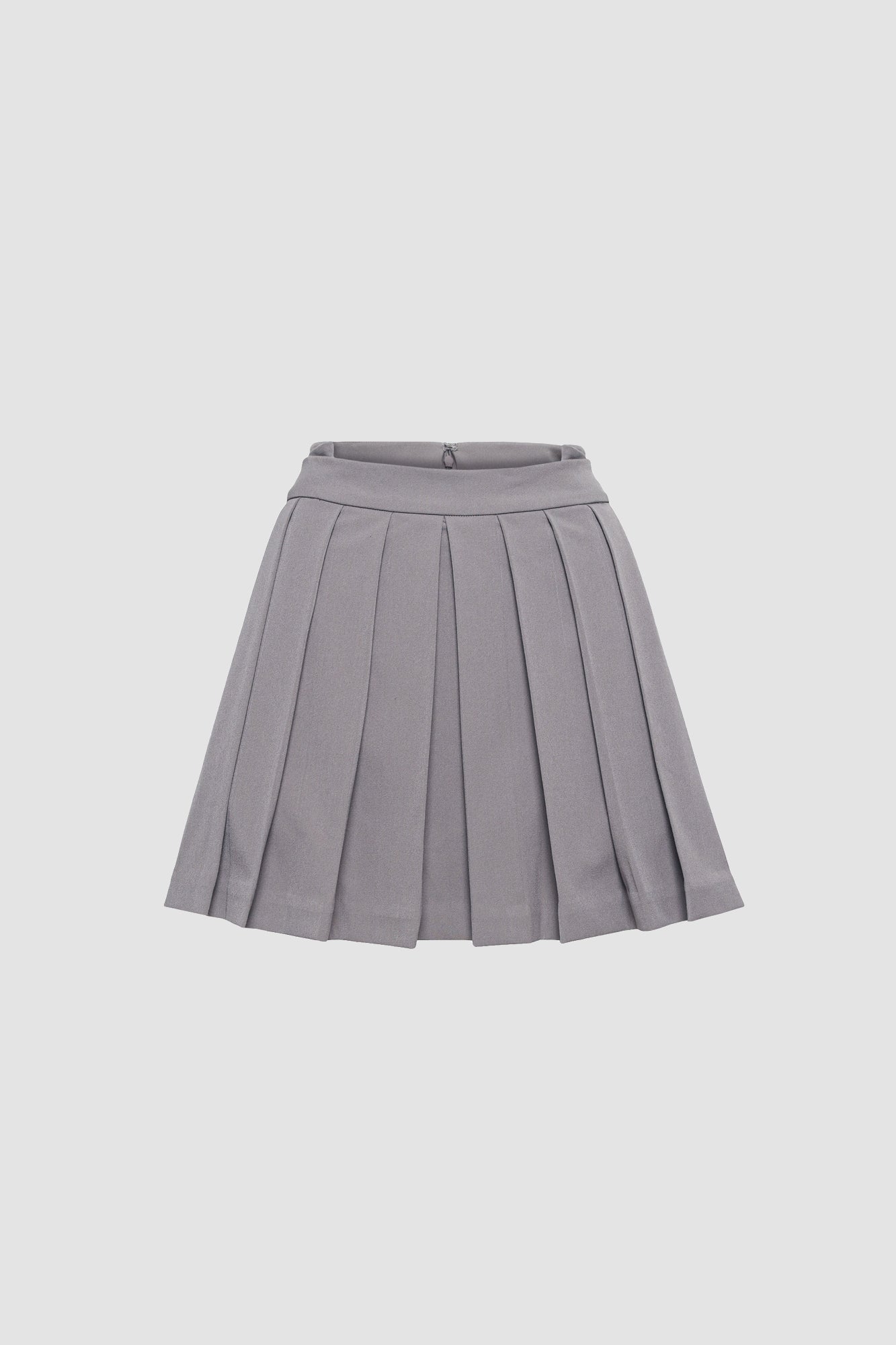 Pastel Grey Low Waist Skort