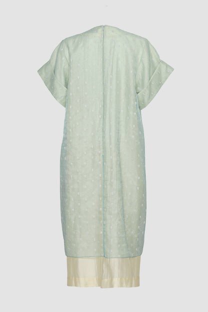 Malaga Embroidered Overlap Dress