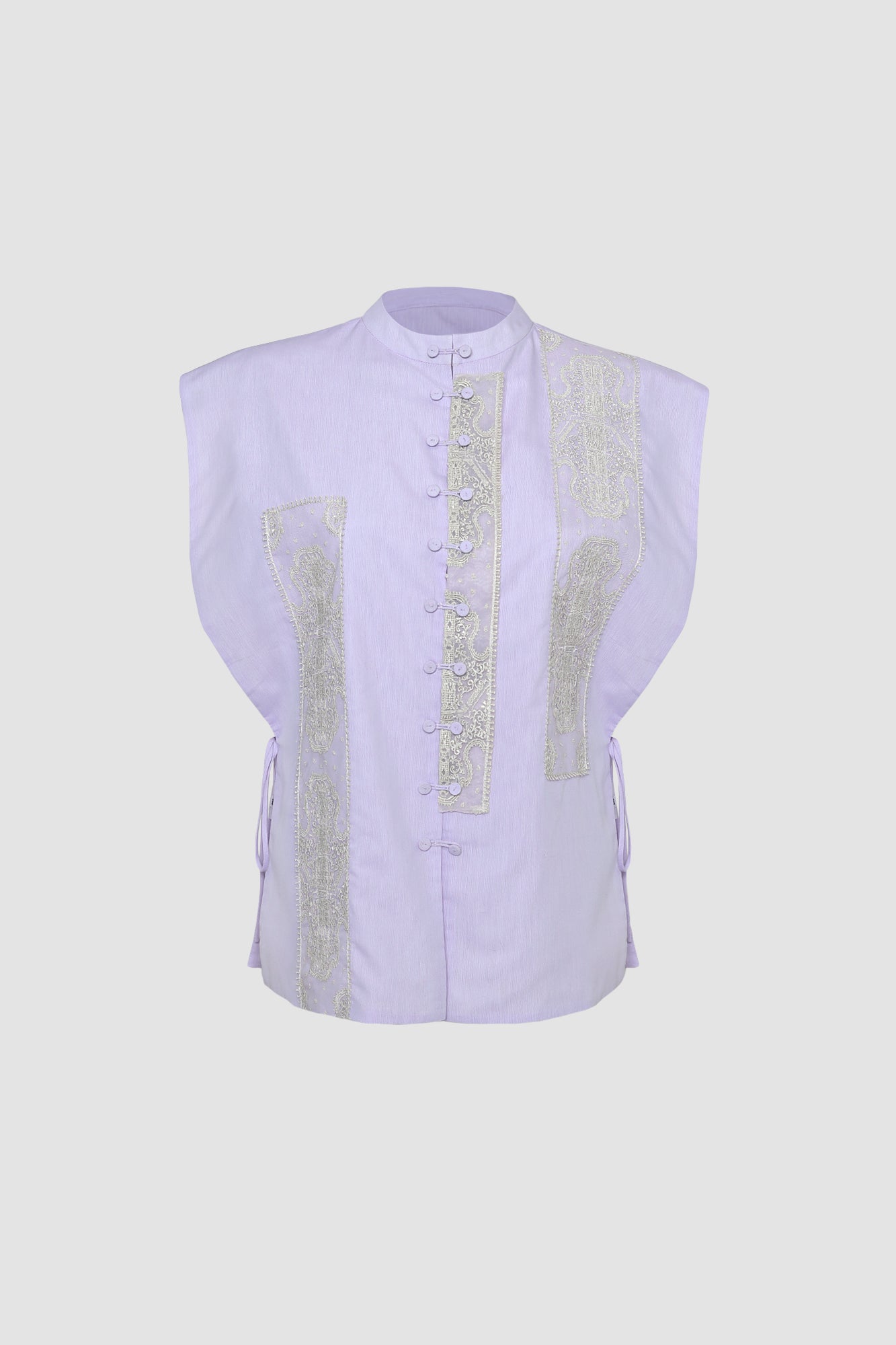 Iris Penara Front Button Apron Top