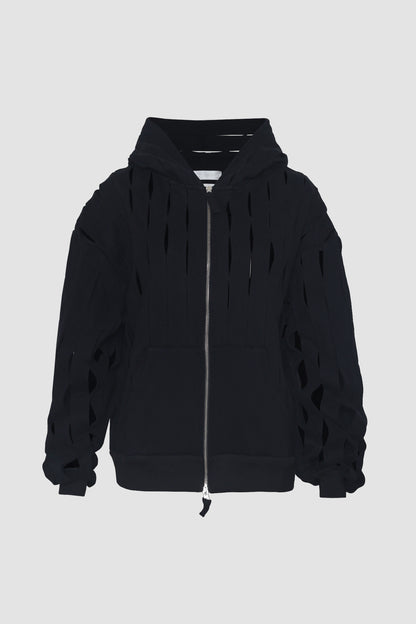 Phantom Black Zip-up Hoodie Jacket