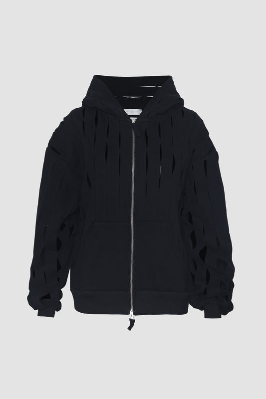 Phantom Black Zip-up Hoodie Jacket