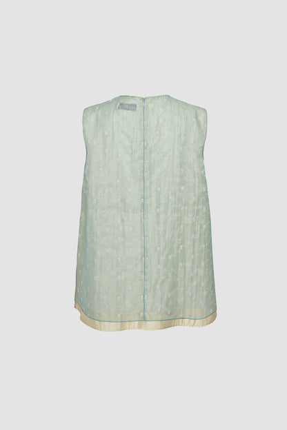 Malaga Noni Overlap Sleeveless Top