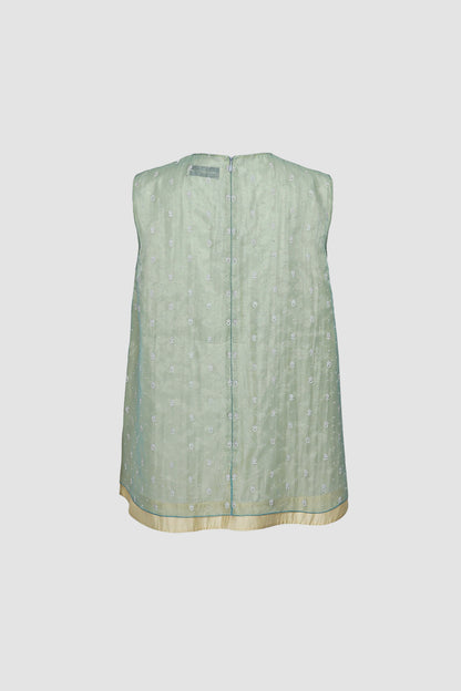 Malaga Noni Overlap Sleeveless Top