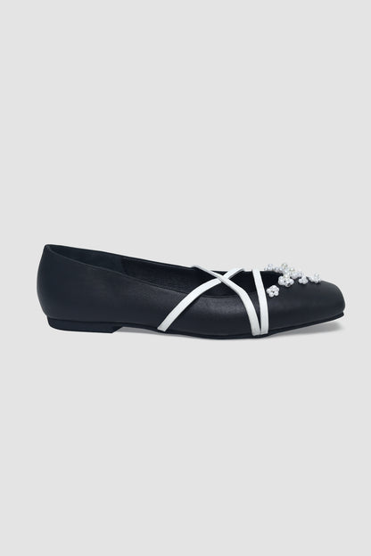 Walk with Christin Wu x Studio Jeje Black Bayan Flats
