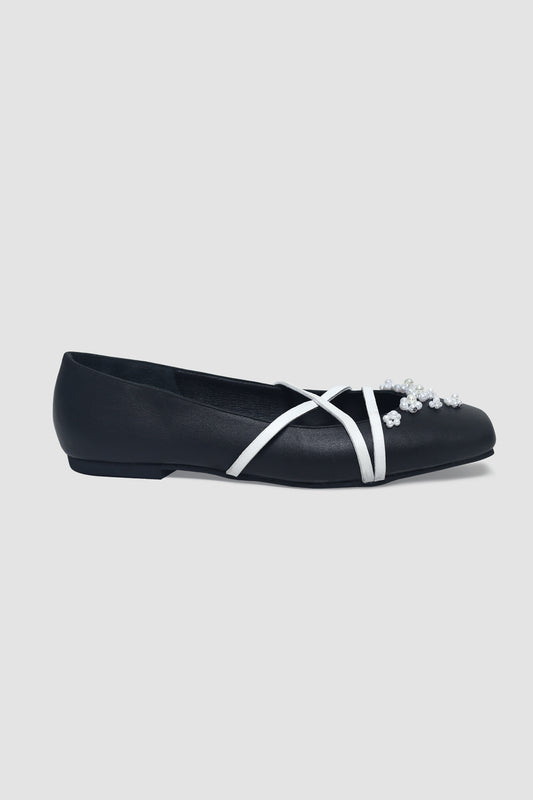 Walk with Christin Wu x Studio Jeje Black Bayan Flats
