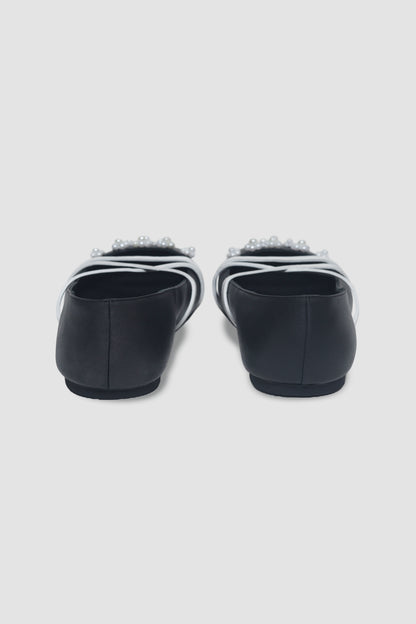 Walk with Christin Wu x Studio Jeje Black Bayan Flats