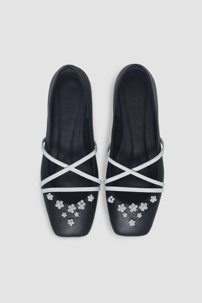 Walk with Christin Wu x Studio Jeje Black Bayan Flats