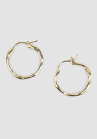 Gold Nueva Chuu hoop earrings