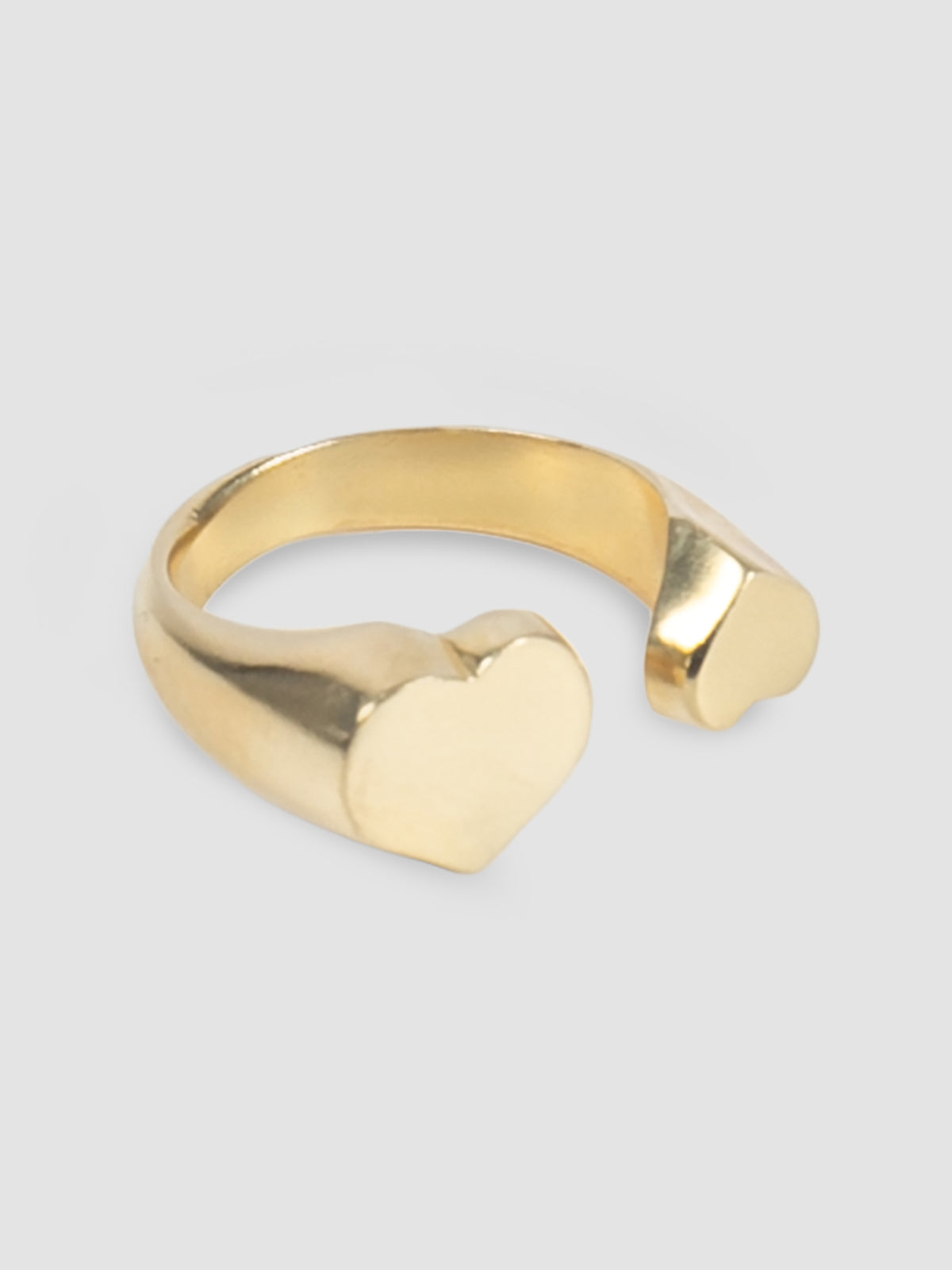 Gold Open Heart ring