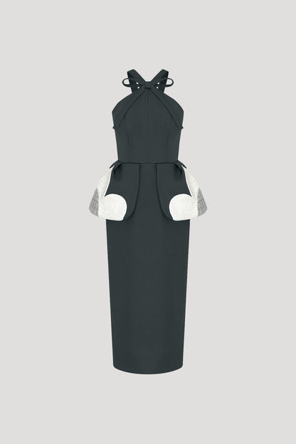 Pine Green Sakaki Dress