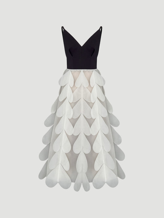 Black-white Tanabata dress