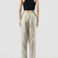 White TLS Line trousers
