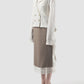 Long Sleeve Bow Jacket In White