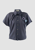 Lavender Two Crochet SS short-sleeved shirt