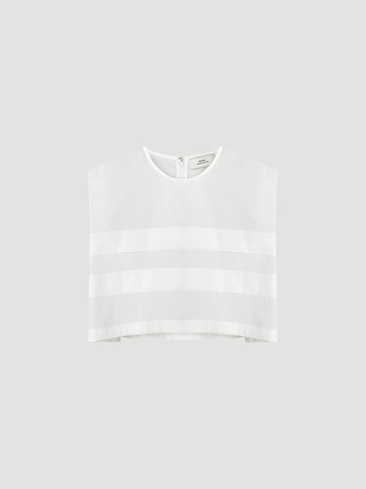 White Tsuri blouse