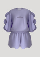 Lilac Undersea pullover and shorts set