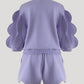 Lilac Undersea pullover and shorts set
