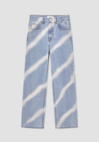Light blue Oblique high-rise jeans